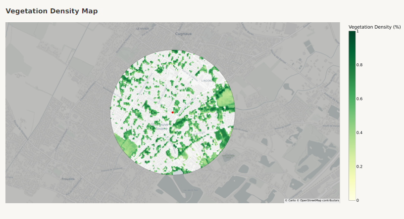 Vegetation Density Map