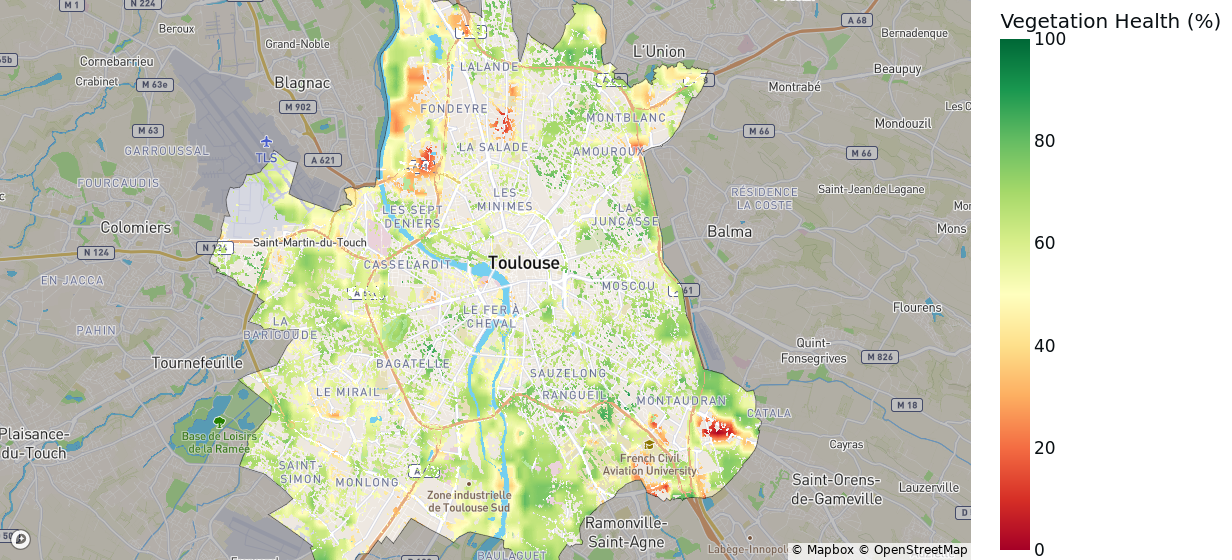 Vegetation Health Map